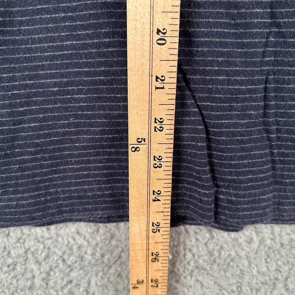 Vintage Polo Ralph Lauren Sweatshirt Mens Large Navy‎ Striped 90s Crewneck Pony